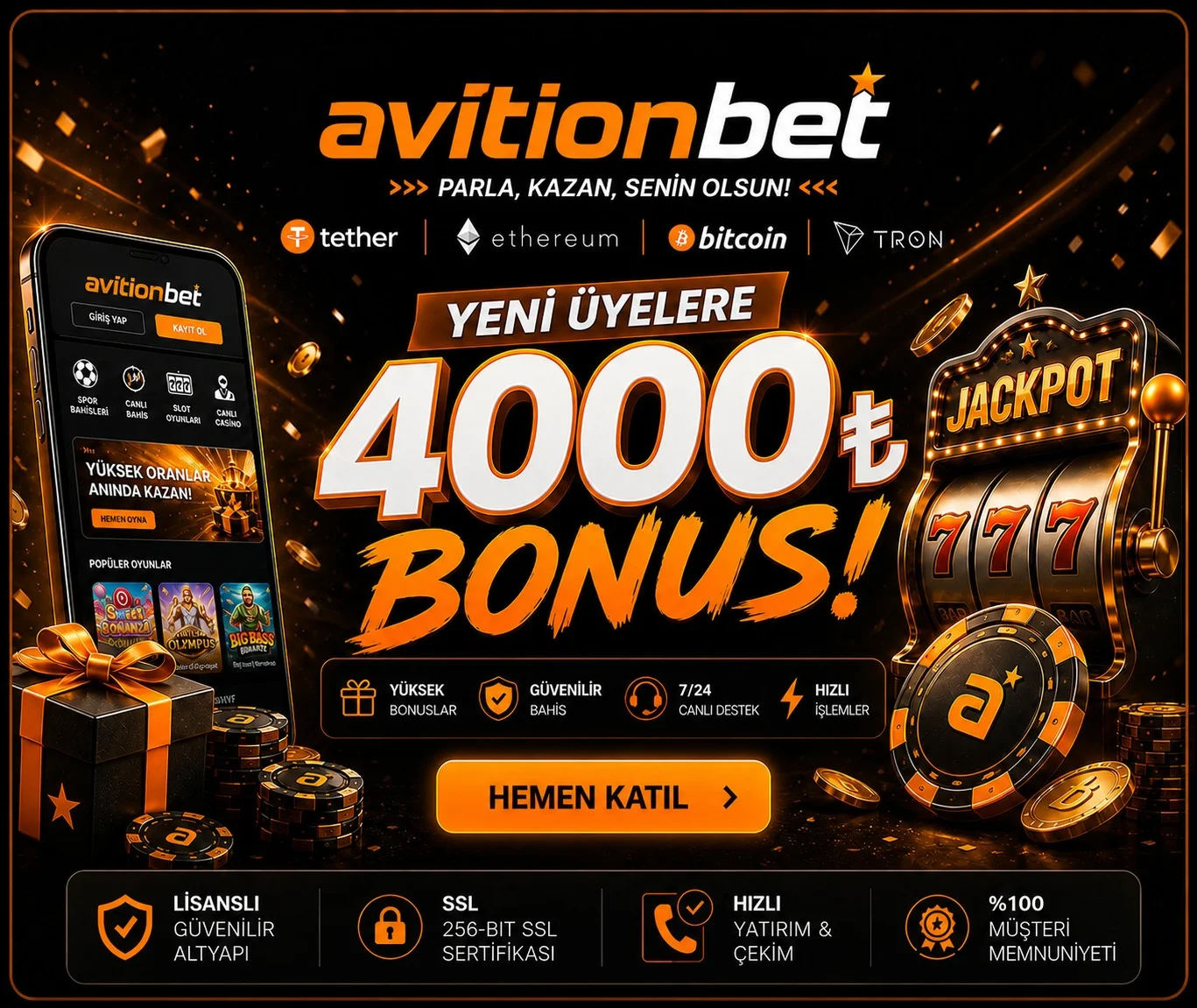 Yeni Üyelere 4.000 ₺ Bonus